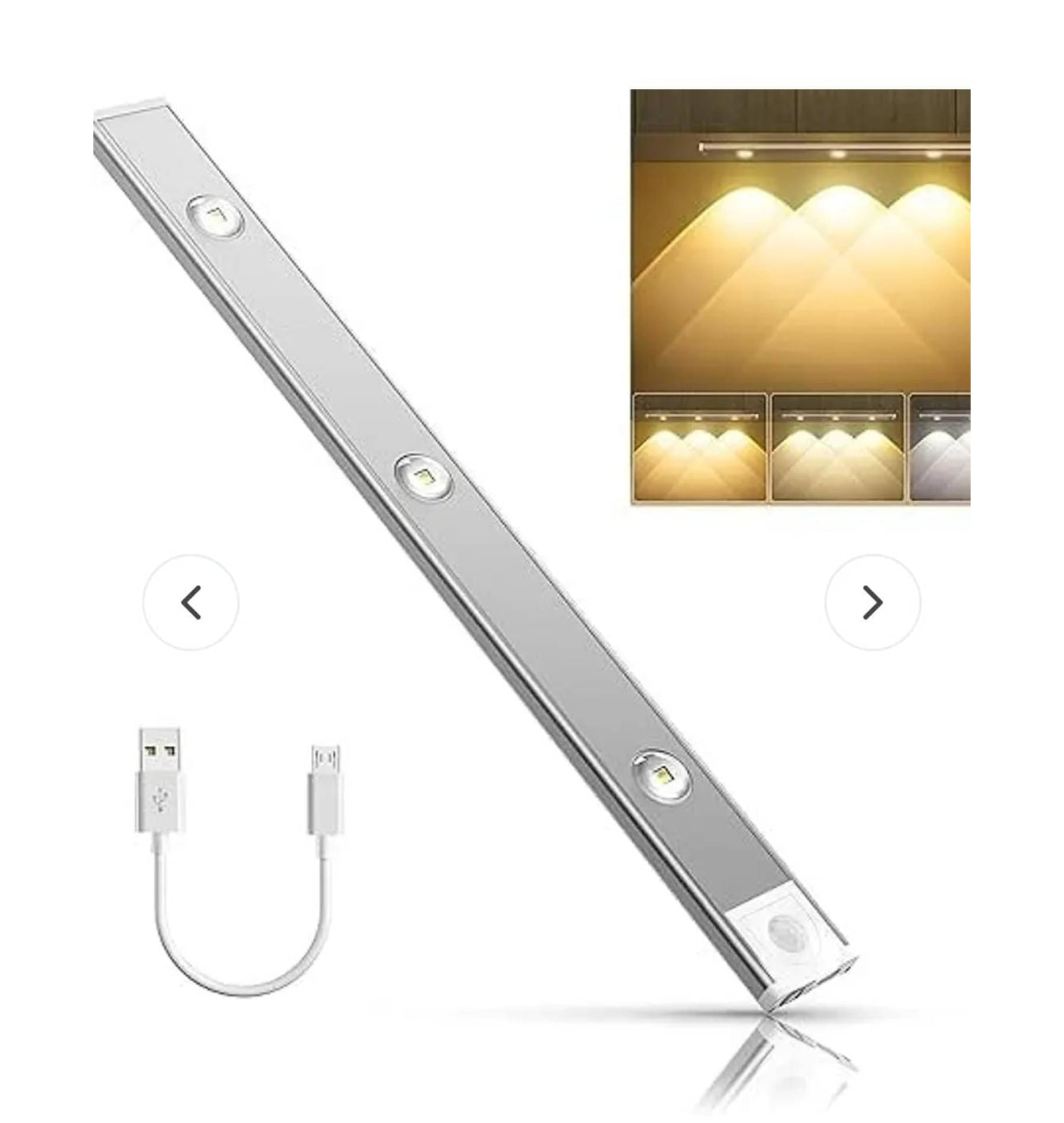     			QitmirMKT Under The Cabinet Lights Motion Sensor Light (40cm) 20W Multicolor Emergency Light ( Pack of 1 )