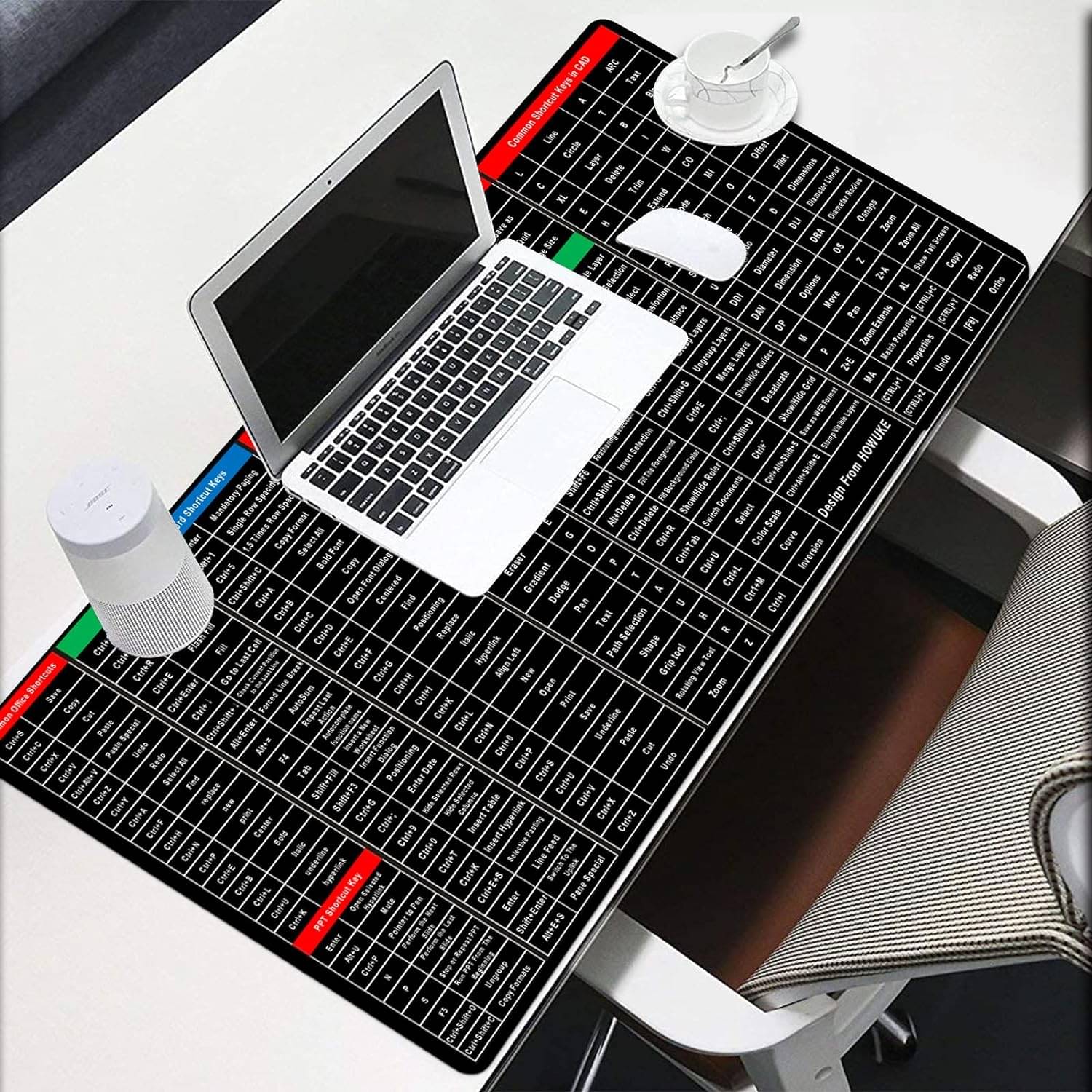     			SKYVILLA NEW Mouse pad Large Rubber Base Mice Smooth Cloth Desk Mat