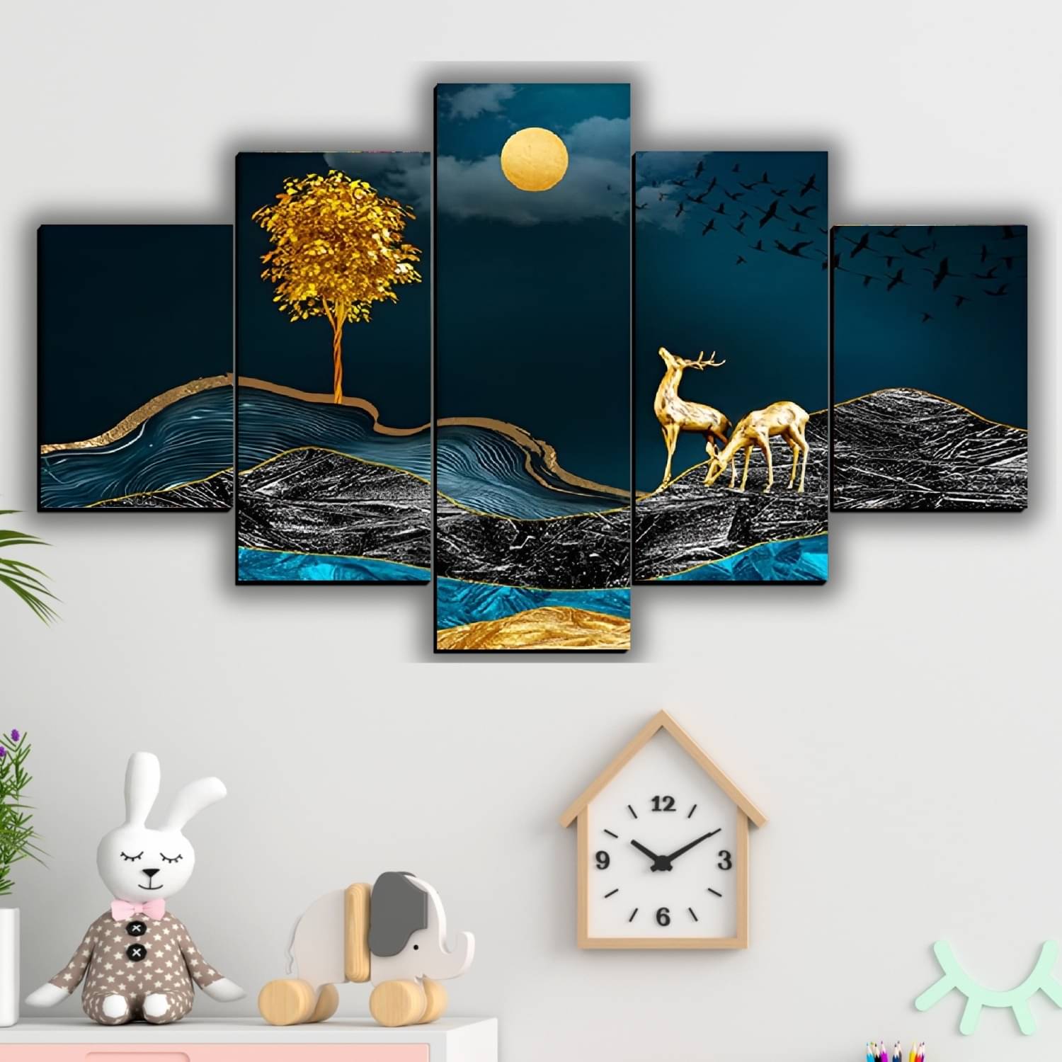    			SNDArt Abstract Painting Without Frame