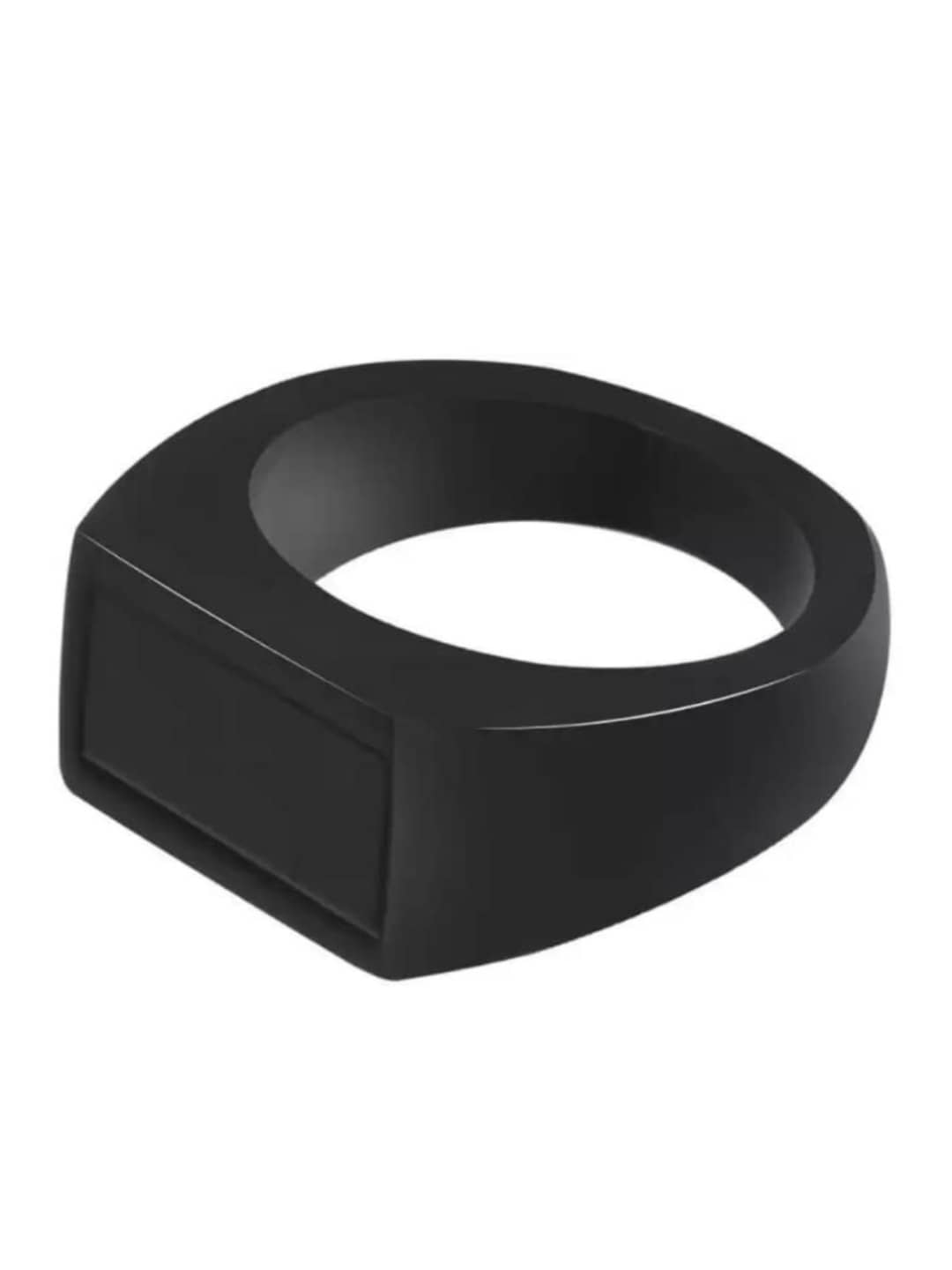 Style Wind Black Single Finger Rings ( Pack of 1 )