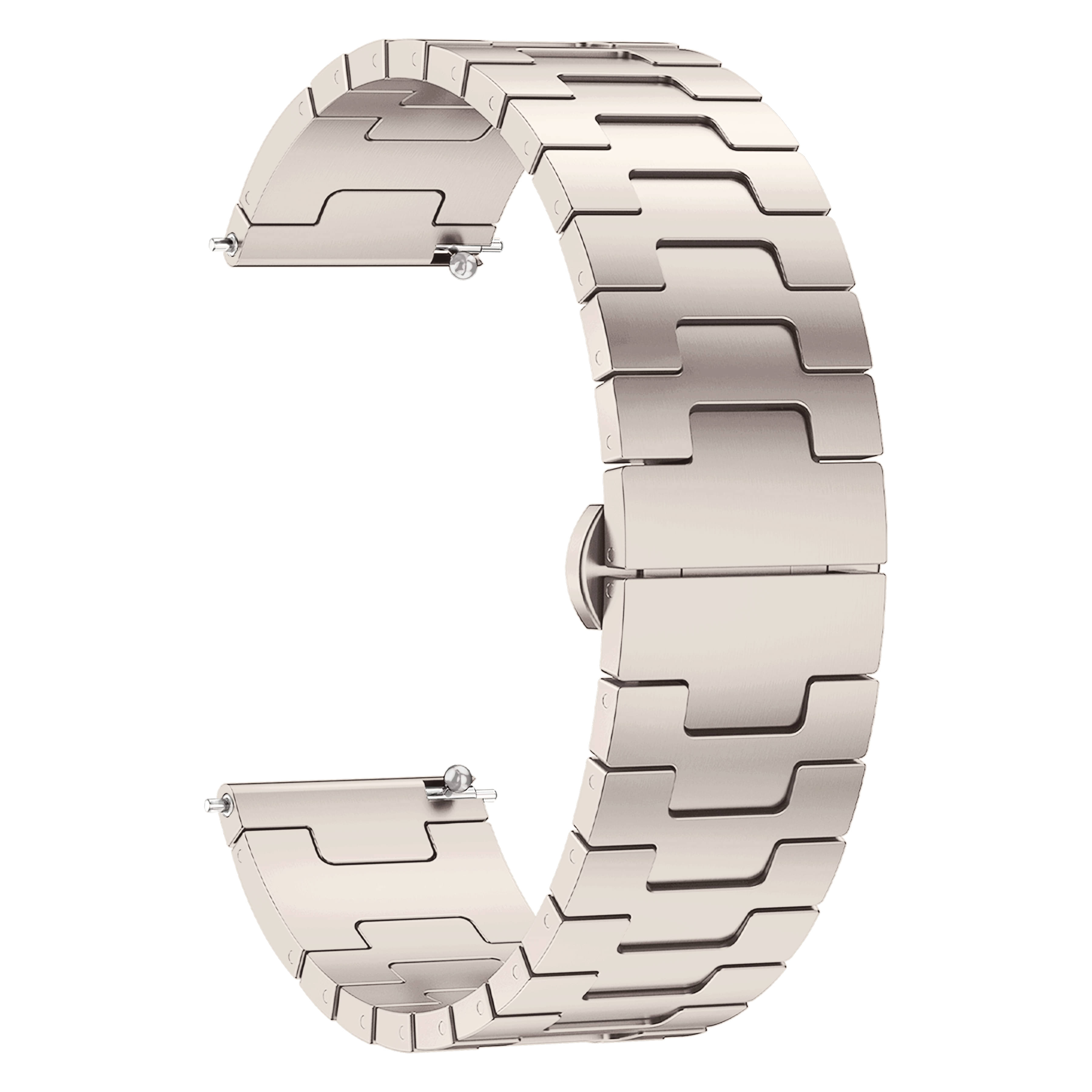 ACM Watch Strap Metal Stainless Steel 20mm compatible with Wings Strive 300 Smartwatch Belt Luxury Band Starlight ACM Watch Strap Metal Stainless Steel 20mm compatible with Wings Strive 300 Smartwatch Belt Luxury Band Starlight