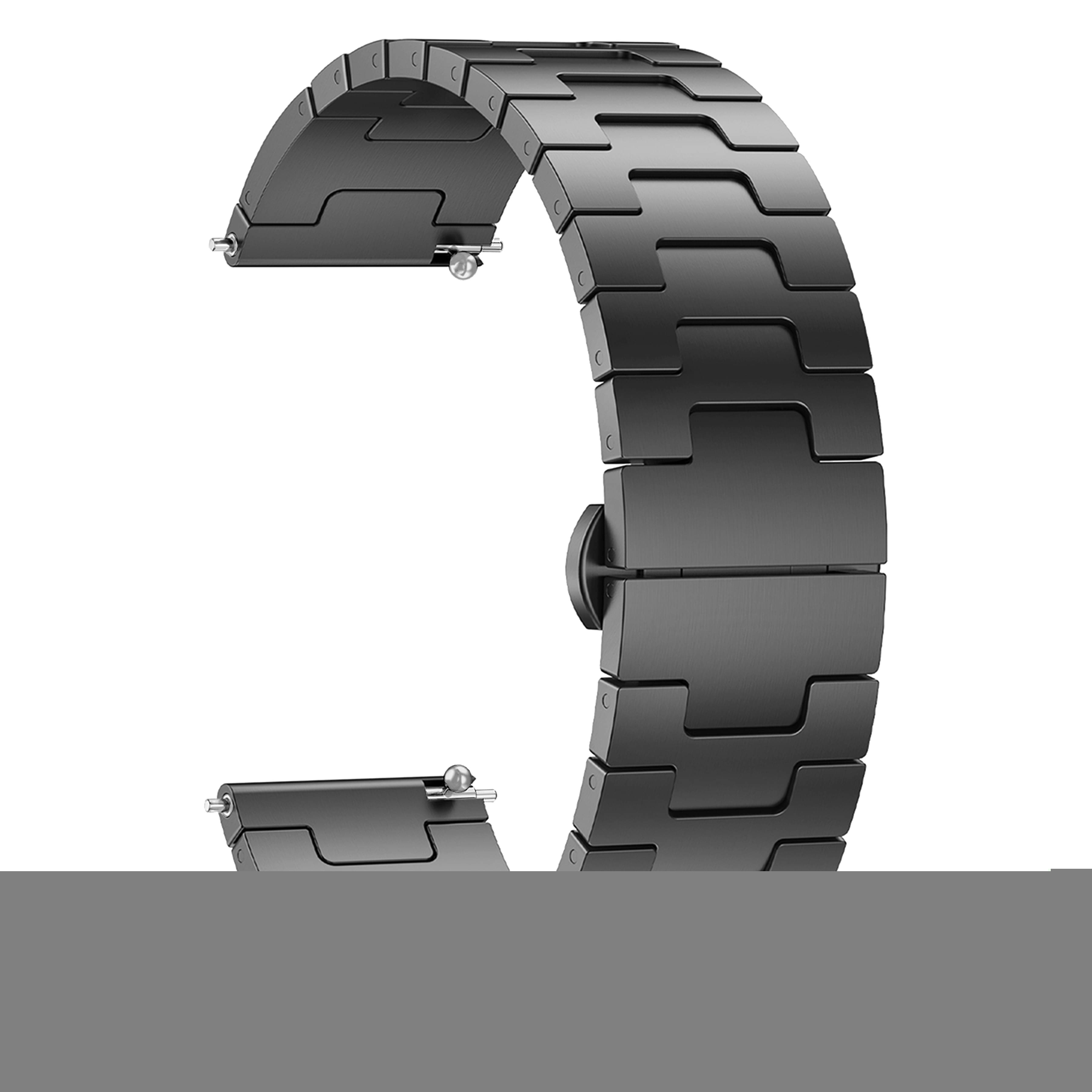     			ACM Watch Strap Metal Stainless Steel 22mm compatible with Huawei Watch Gt 2e Sport 46mm Smartwatch Belt Luxury Band Black