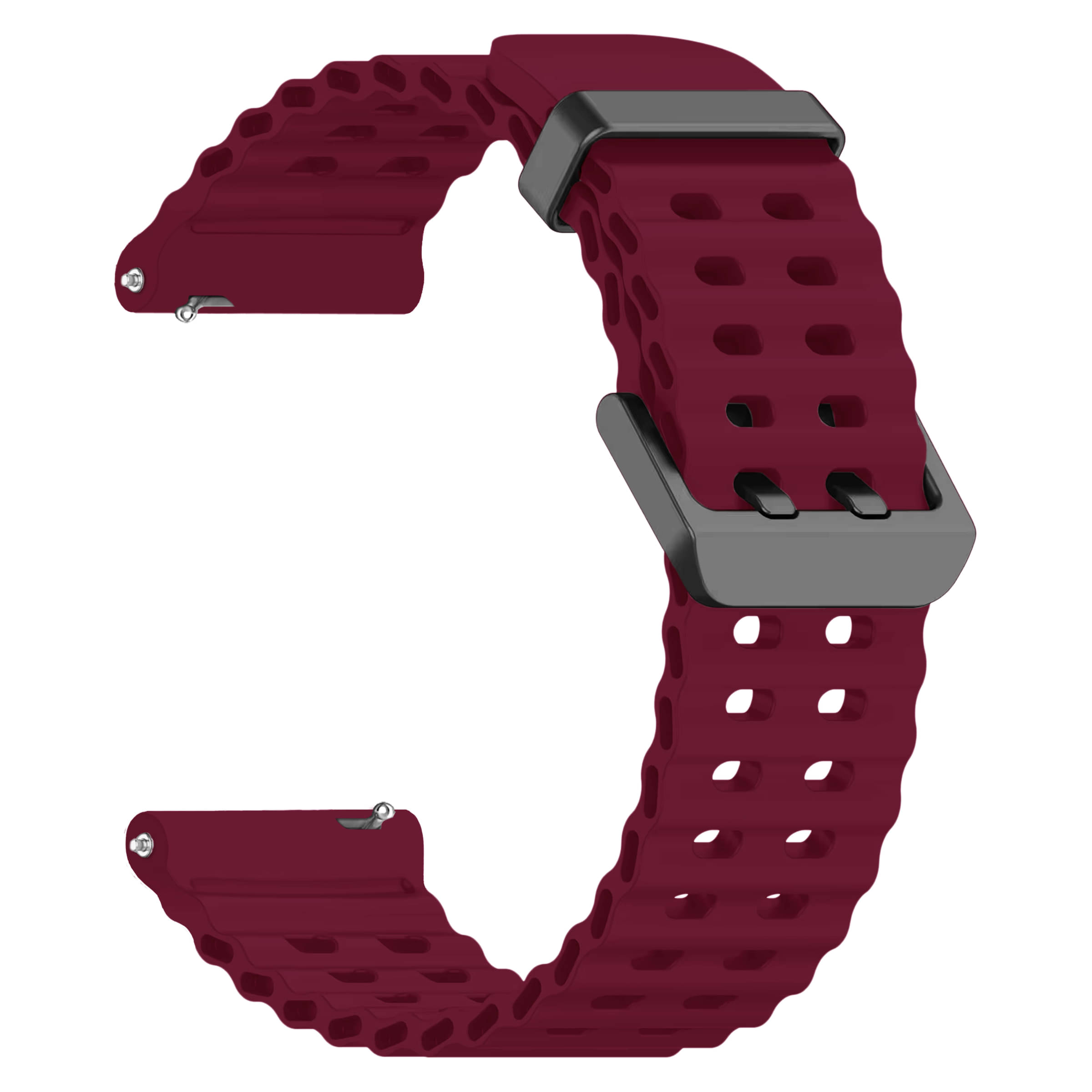     			ACM Watch Strap Silicone Belt 22mm compatible with Noise Color Fit Pro 3 Smartwatch Sports Classic Band Purple