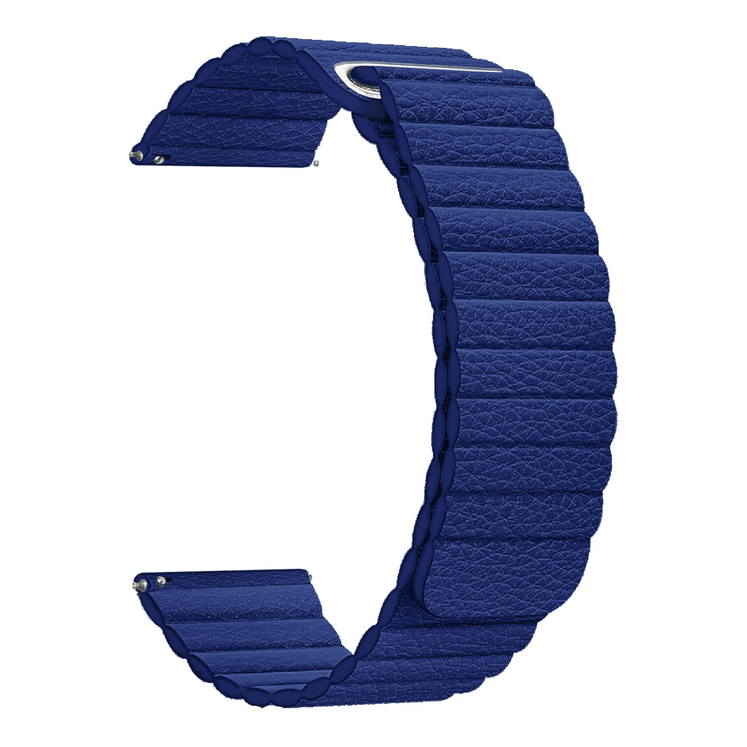     			ACM Watch Strap Magnetic Leather 22mm compatible with Pauze Spirit Air Smartwatch Luxury Band Blue
