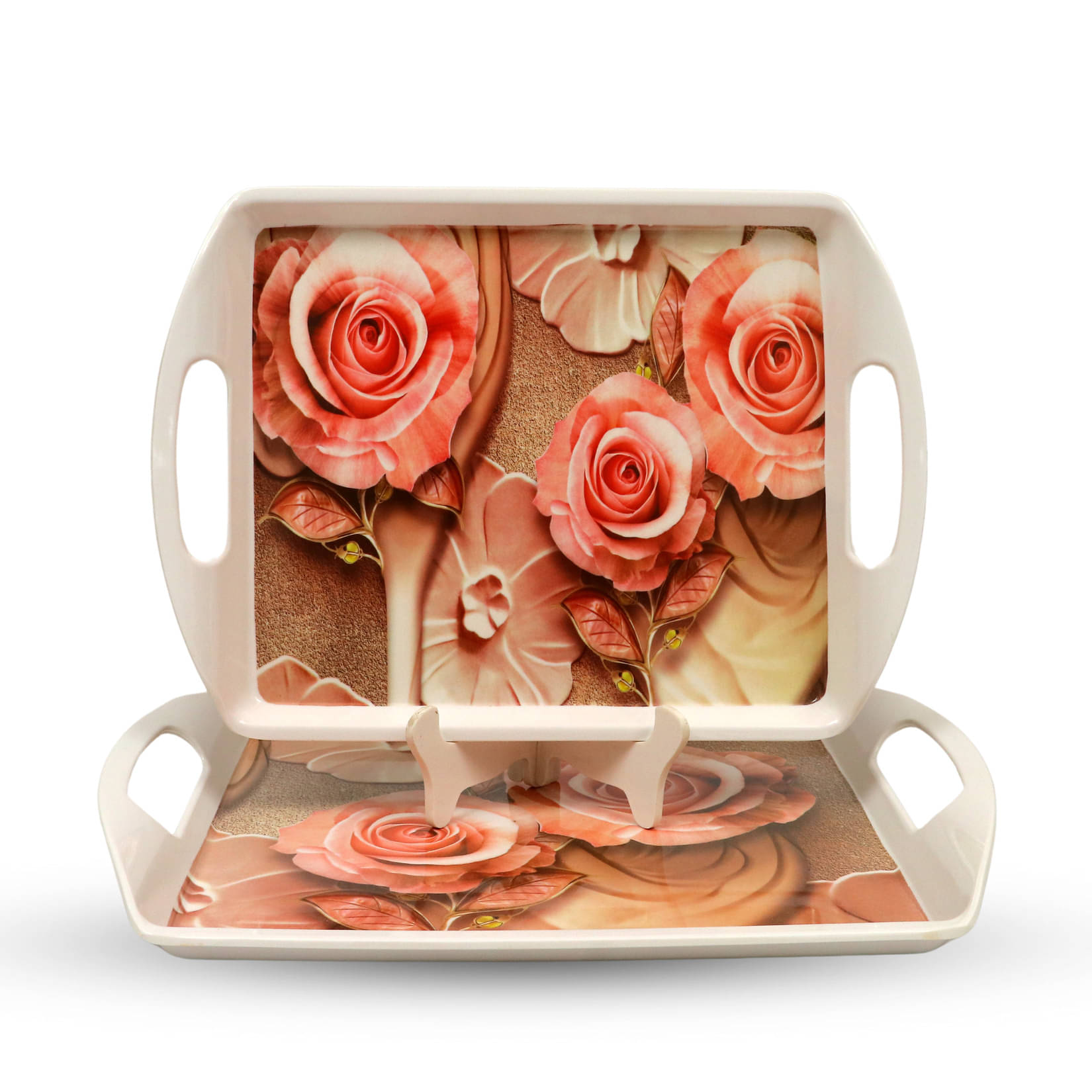 ARIYA ARI-AT-546-M1-PC-2 Printed Melamine Serving Plate 700 ml Multicolor ( Set of 2 ) ARIYA ARI-AT-546-M1-PC-2 Printed Melamine Serving Plate 700 ml Multicolor ( Set of 2 )