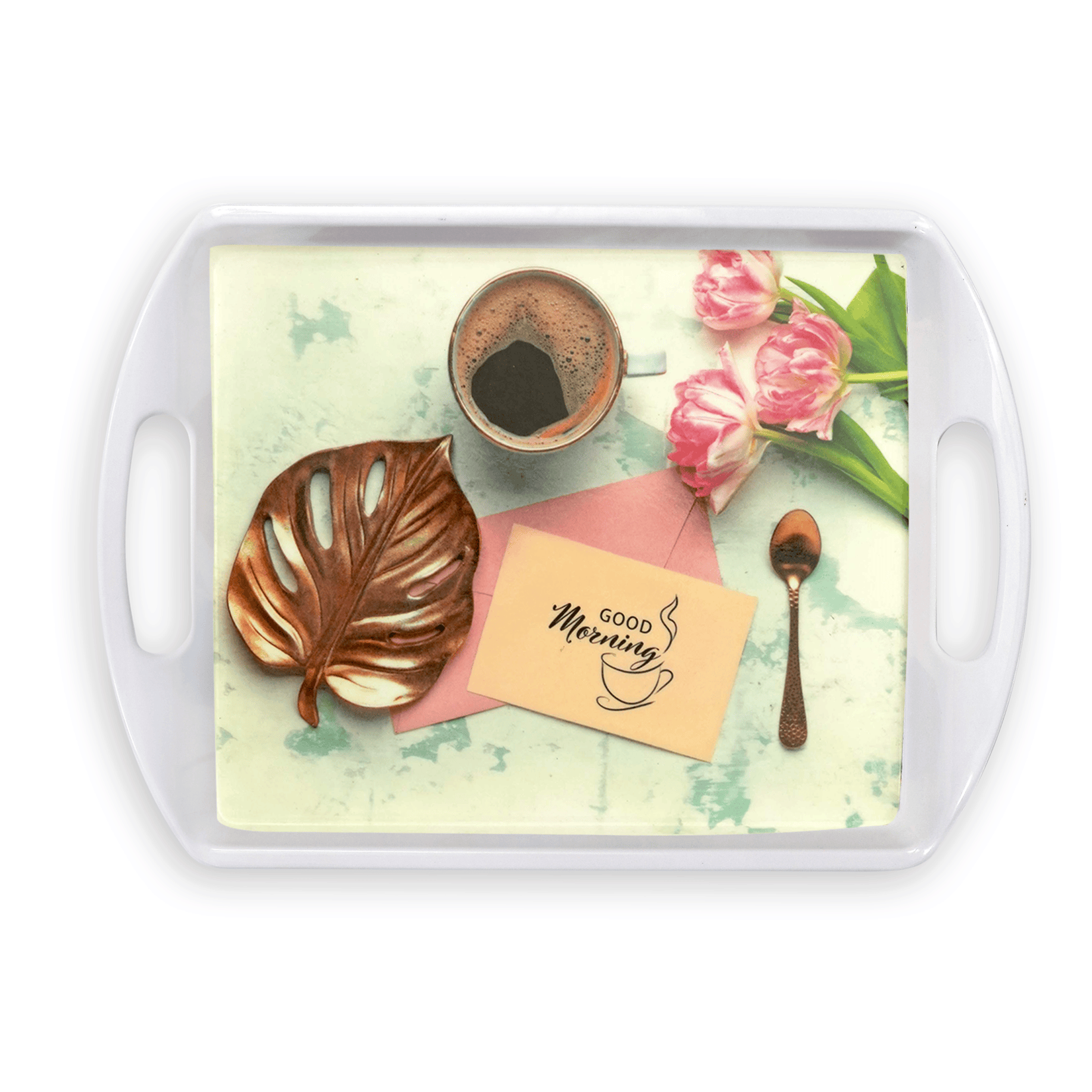     			ARIYA ARI-AT-547-M16-PC-1 Printed Melamine Serving Plate 500 ml Multicolor ( Set of 1 )