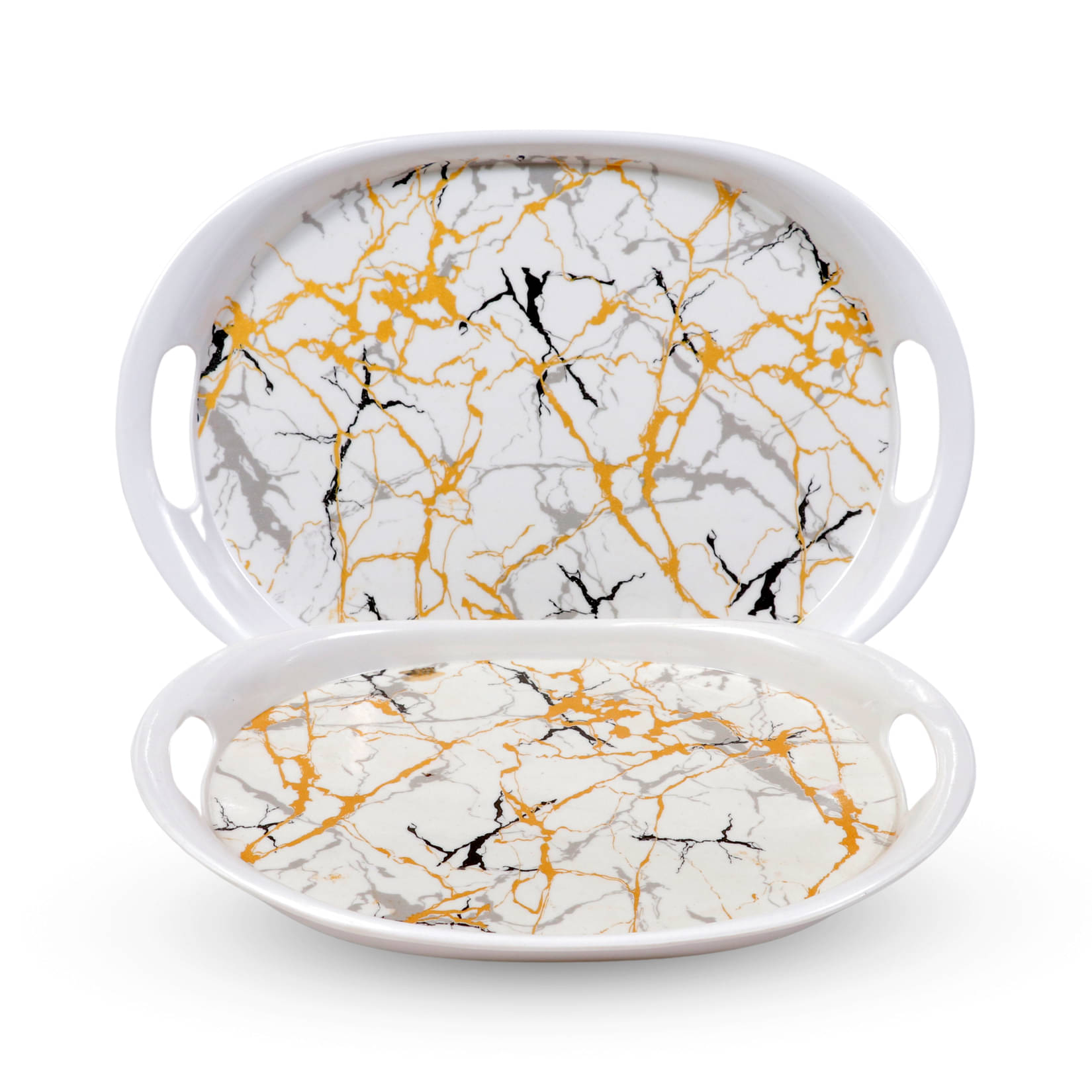 ARIYA ARI-AT-549-M13-PC-2 Printed Melamine Serving Plate 700 ml Multicolor ( Set of 2 ) ARIYA ARI-AT-549-M13-PC-2 Printed Melamine Serving Plate 700 ml Multicolor ( Set of 2 )