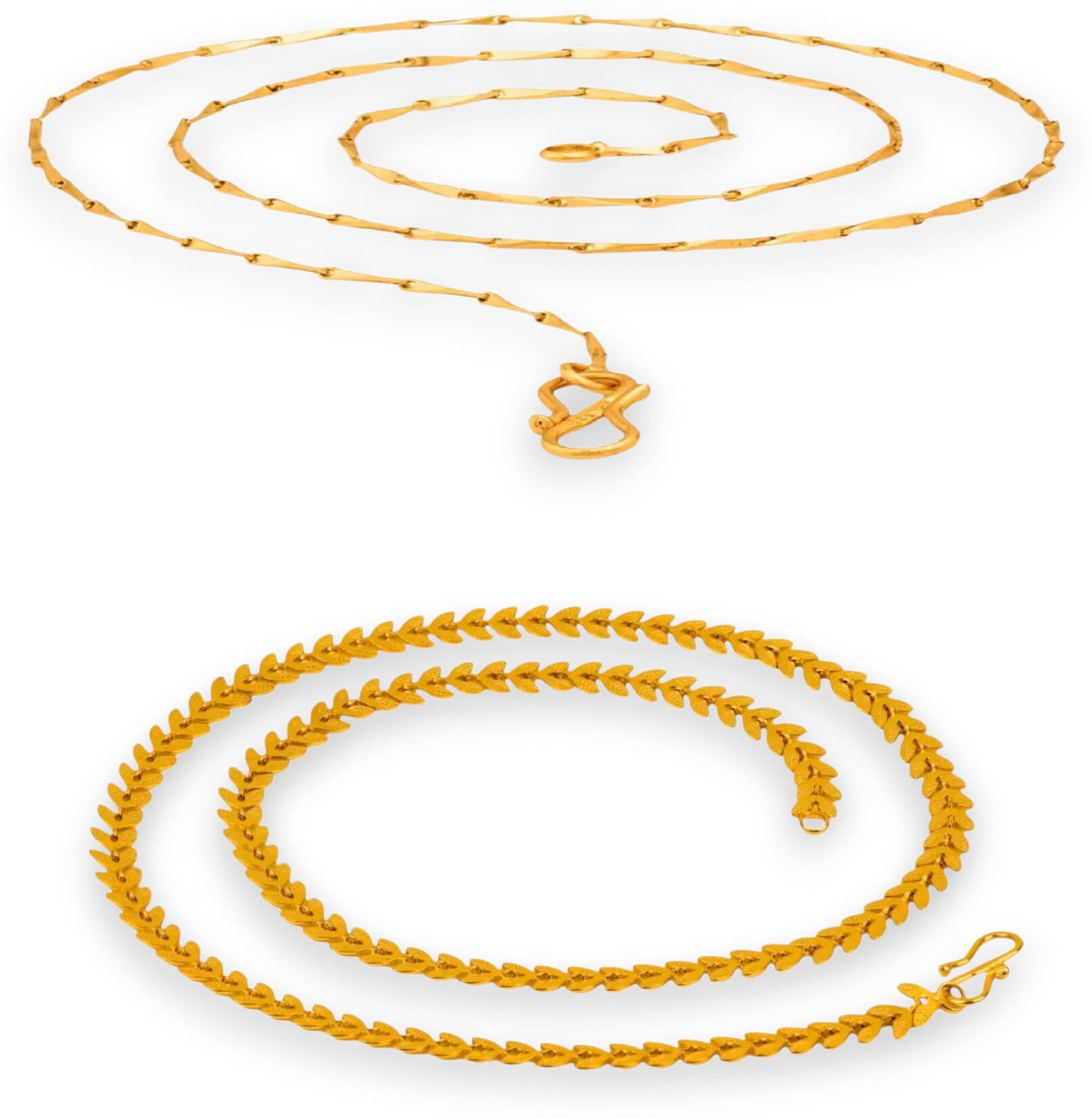 Charms Gold Plated Chains Combo ( Set of 2 ) Charms Gold Plated Chains Combo ( Set of 2 )
