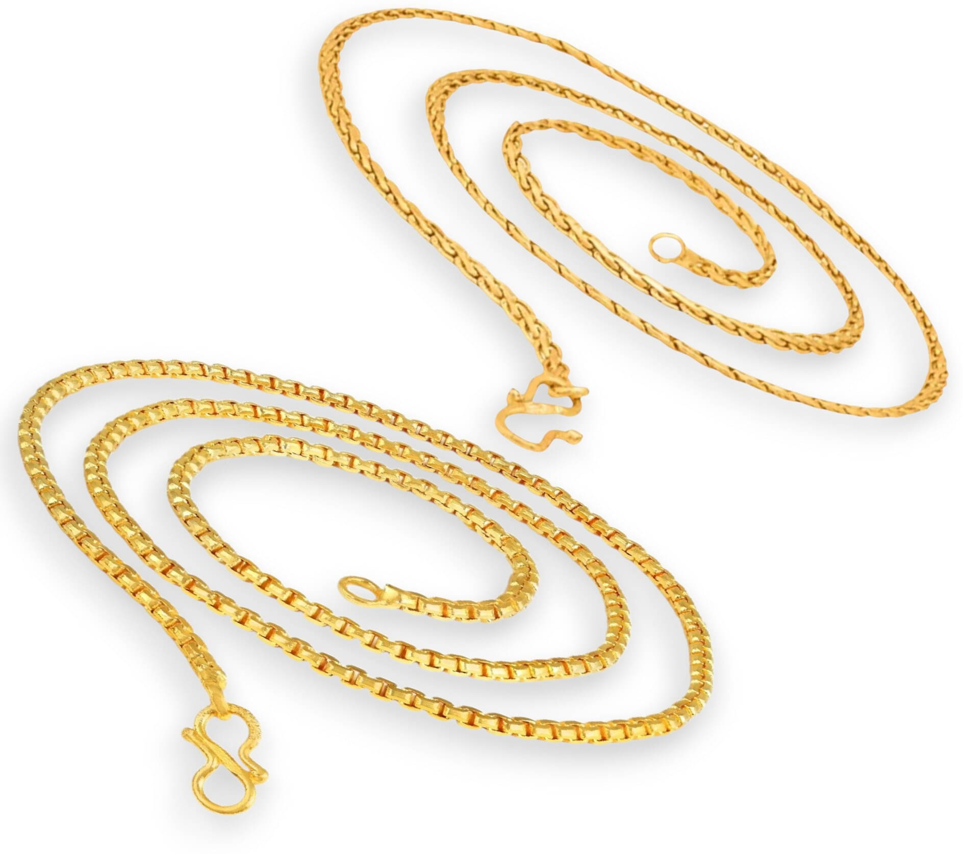 Charms Gold Plated Chains Combo ( Set of 2 ) Charms Gold Plated Chains Combo ( Set of 2 )