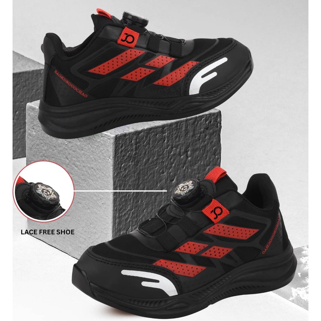     			Jootiyapa - Red Boy's Sneakers ( 1 Pair )