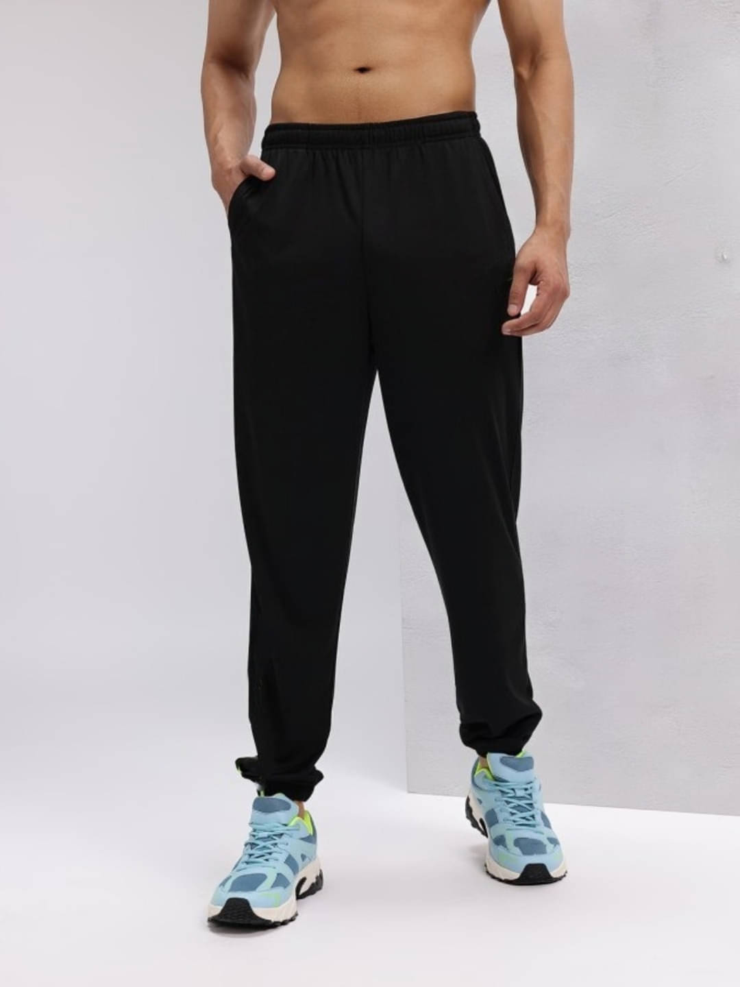PLUS PARADISE Black Lycra Men's Joggers ( Pack of 1 ) PLUS PARADISE Black Lycra Men's Joggers ( Pack of 1 )