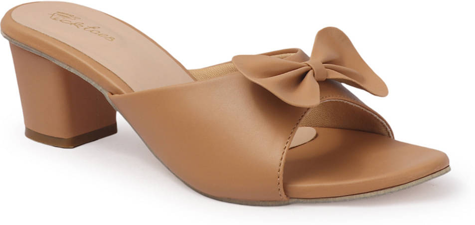     			Picktoes Beige Women's Sandal Heels