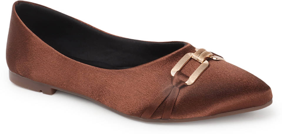 Picktoes Brown Women's Casual Ballerinas Picktoes Brown Women's Casual Ballerinas