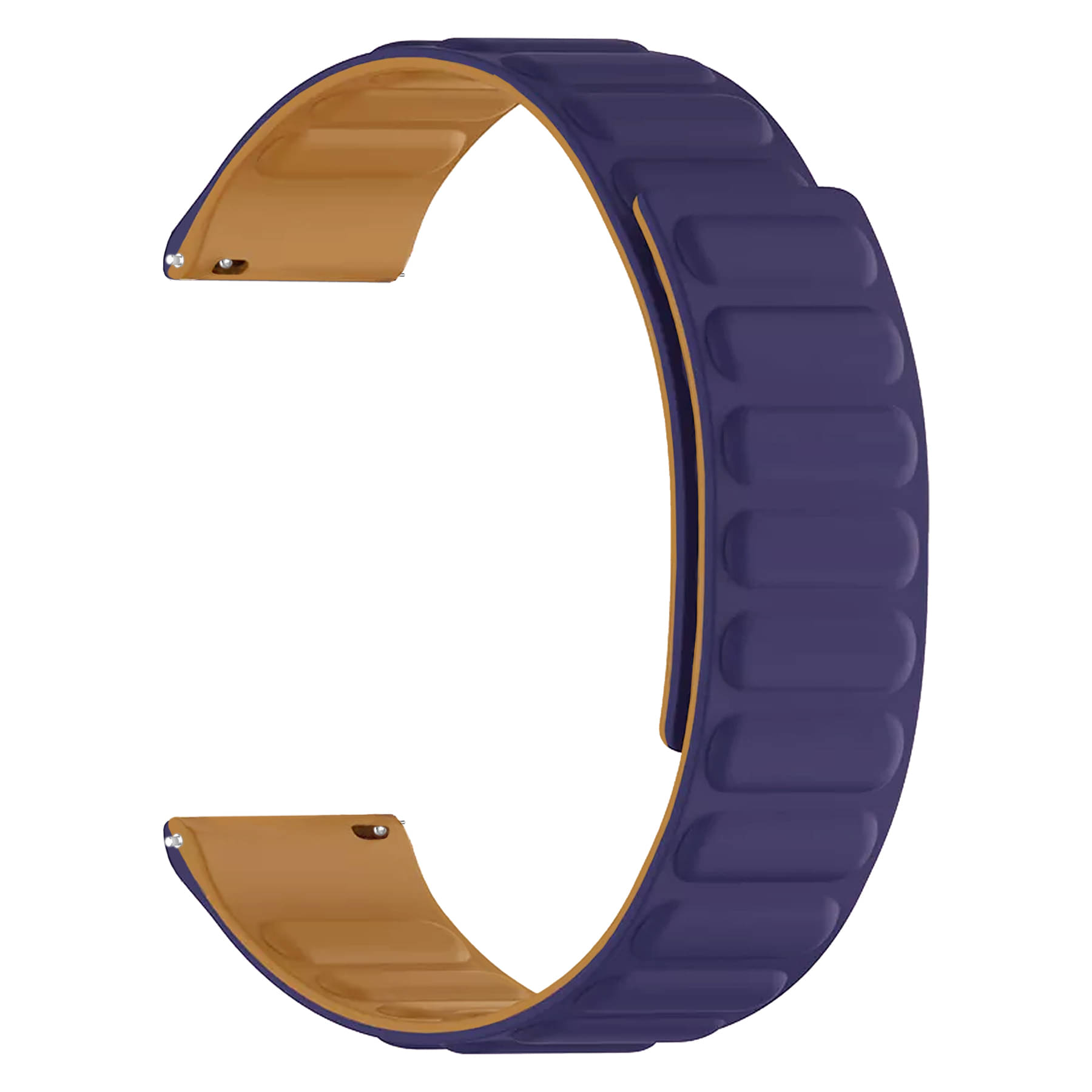     			ACM Watch Strap Magnetic Silicone 22mm compatible with Fastrack Reflex Beat Pro Smartwatch Luxury Band Purple