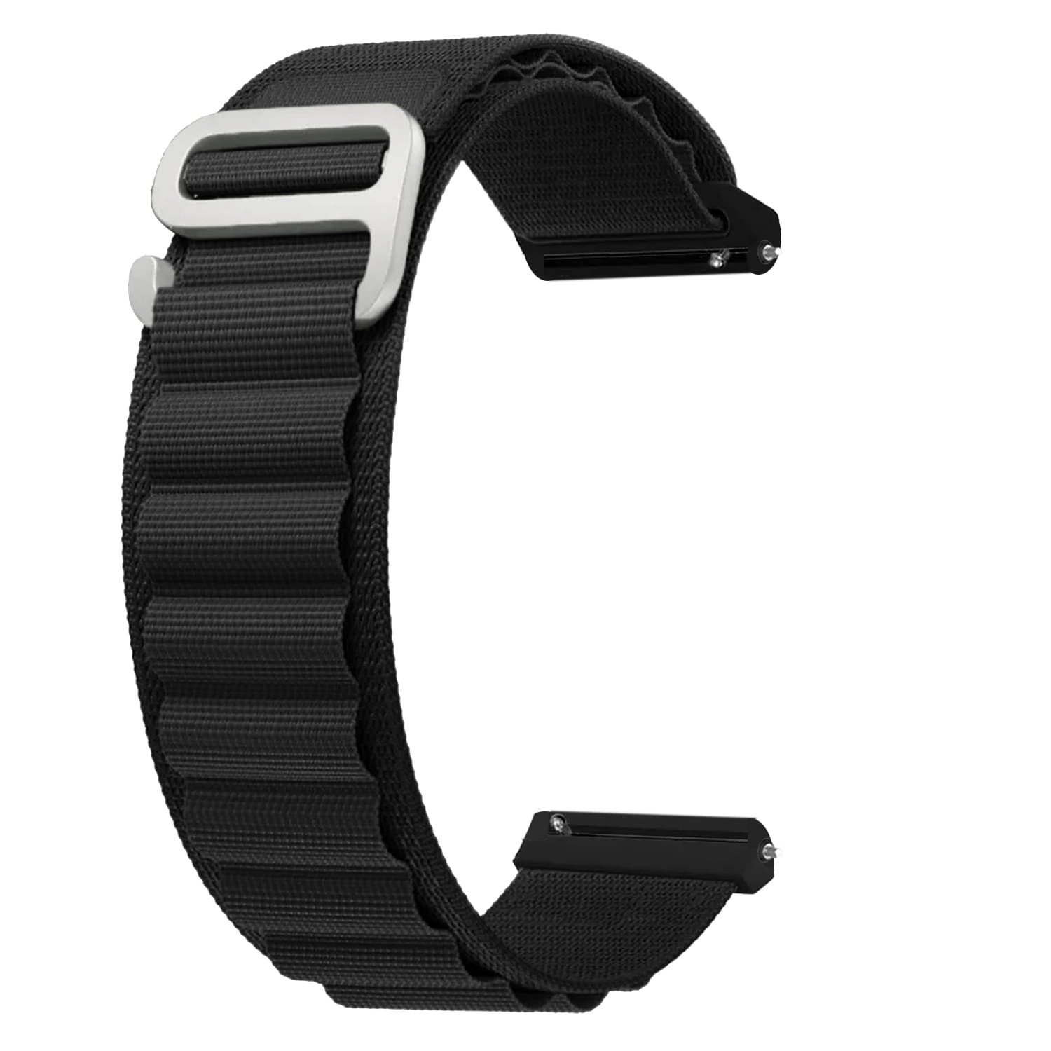     			ACM Watch Strap Nylon 22mm compatible with Boat Ultima Connect Max Smartwatch Sports Hook Band Black