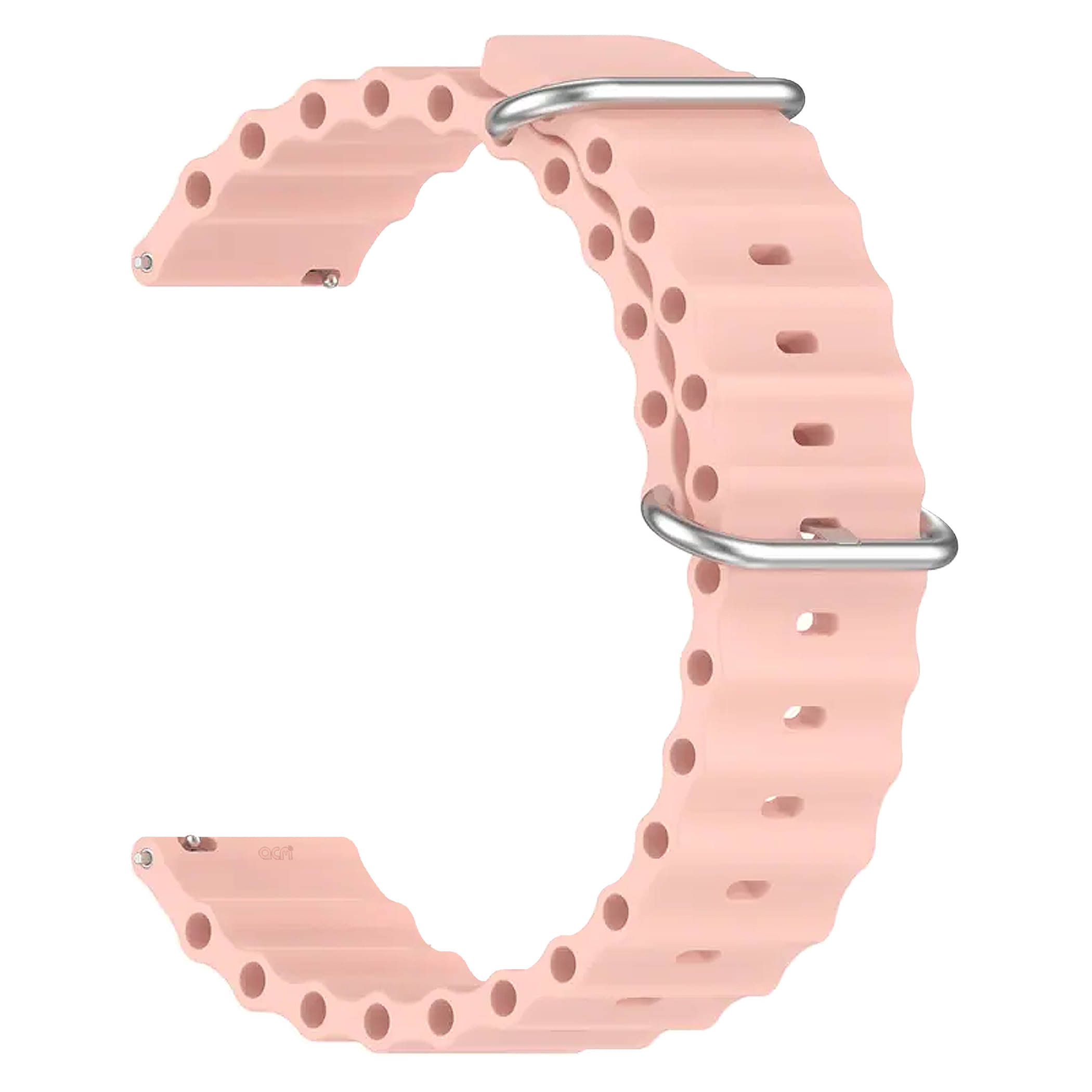     			ACM Watch Strap Silicone Smart Belt 20mm compatible with Samsung Galaxy Watch 6 40mm & 44mm Smartwatch Classic Band Creame