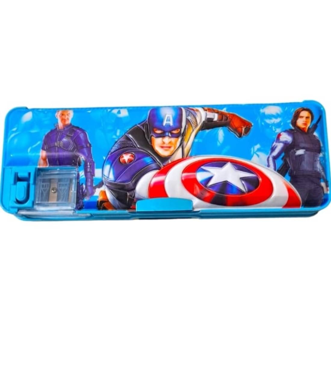     			Avengers Character Print Art Pencil Box/Cases, Kids Pencil Box for Boys & Girls, Magnetic Pencil Box for Boys, Bpa Free & Non-Toxic Plastic. (Avenger Pencil Box/Cases)