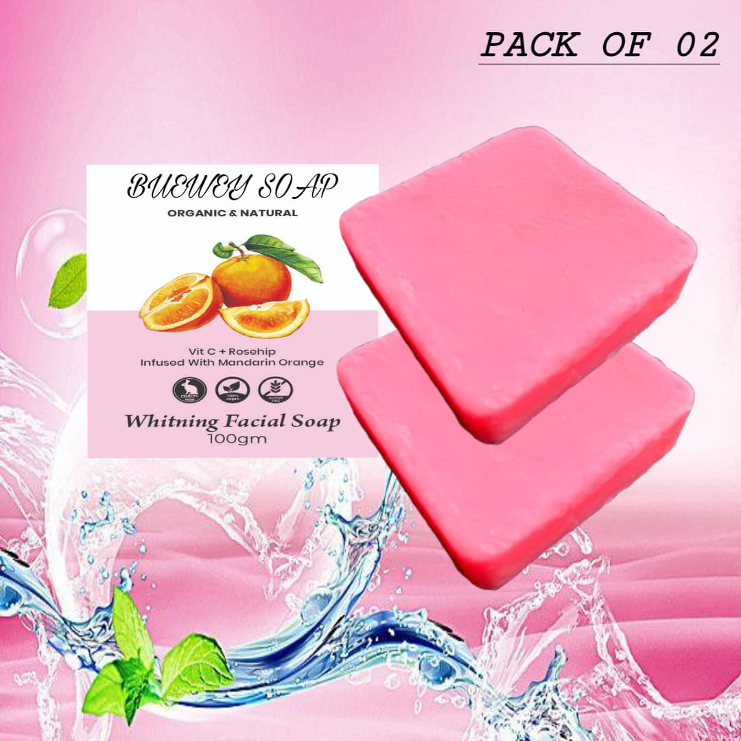 BUEWEY Skin Whitening Jiore Skincare Vigwa Kojic Soap for All Skin Type ( Pack of 2 ) BUEWEY Skin Whitening Jiore Skincare Vigwa Kojic Soap for All Skin Type ( Pack of 2 )