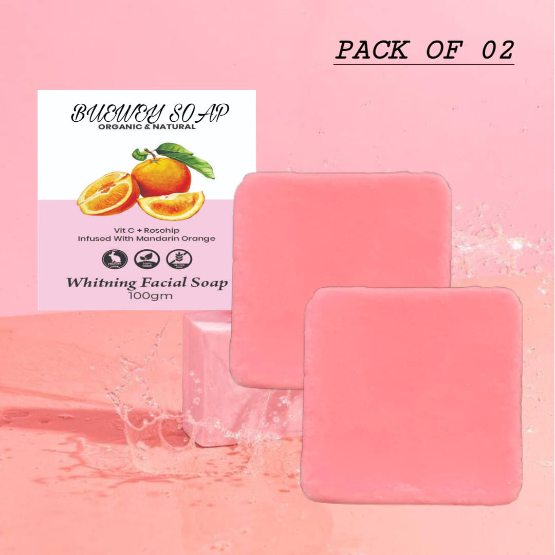 BUEWEY Skin Whitening Vigwa Face Whitening Facial Soap Soap for All Skin Type ( Pack of 2 ) BUEWEY Skin Whitening Vigwa Face Whitening Facial Soap Soap for All Skin Type ( Pack of 2 )