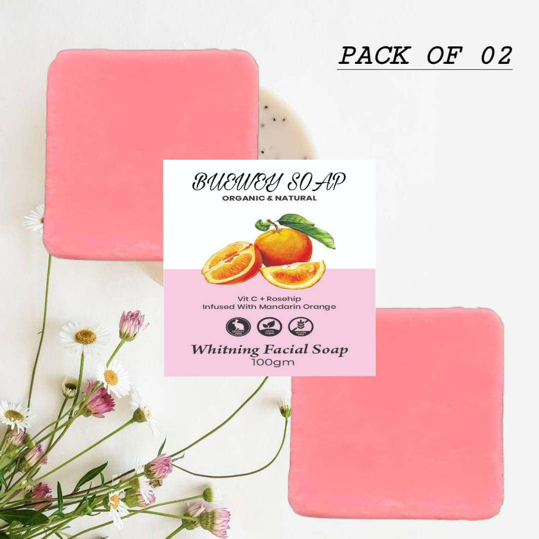     			BUEWEY Skin Whitening Vigwa Facial Soap for Face Whitening Soap for All Skin Type ( Pack of 2 )