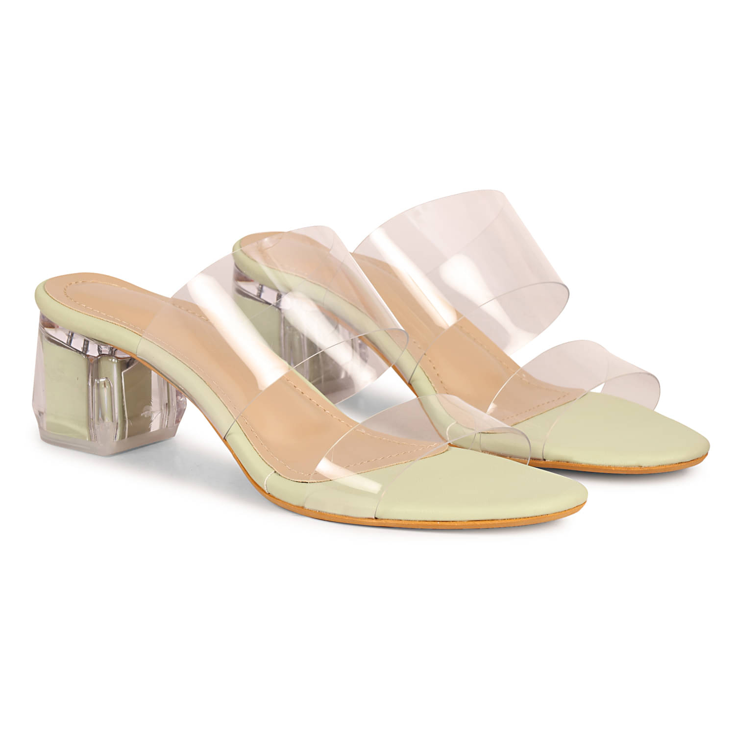     			Commander Shoes Sea Green Women's Sandal Heels