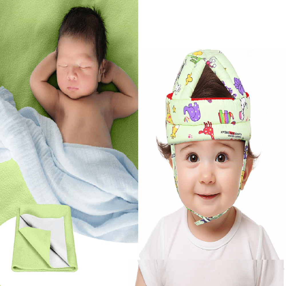 HUG PUPPY Green Microfibre Bed Protector Sheet ( Pack of 2 ) HUG PUPPY Green Microfibre Bed Protector Sheet ( Pack of 2 )
