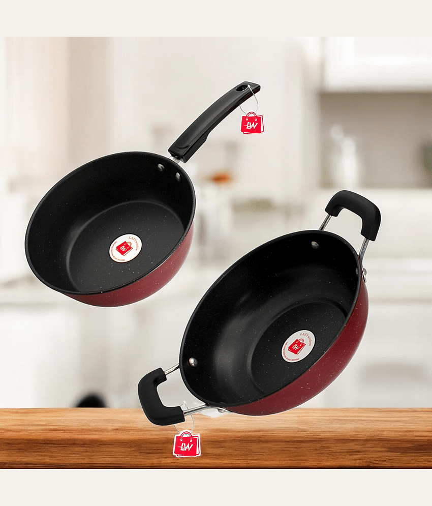 LAZYWINDOW Non Coated Non-stick Cookware Sets - Cookware | Buy online on ZillyBuy