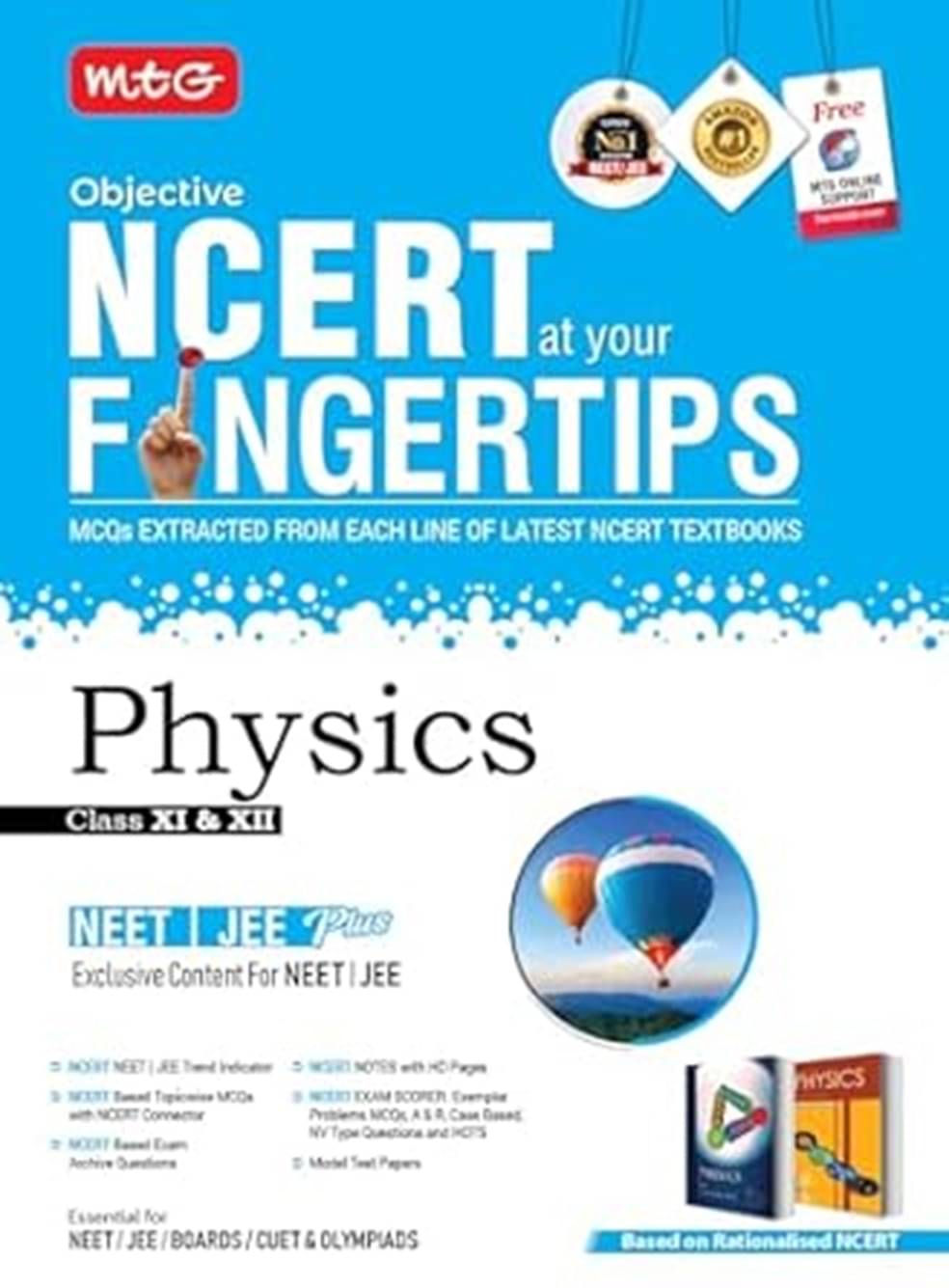     			MTG Objective NCERT at your FINGERTIPS Physics - NCERT NEET/JEE Trend Indicator Notes with HD Pages Exam Archive & MCQs | NEET-JEE Books (Based on NCERT Latest Pattern For 2025 Exam) [Paperback] MTG Editorial Board 9789360235574