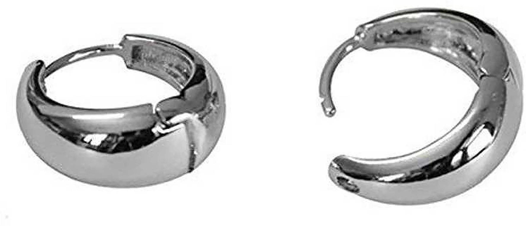     			Mehak Creation Silver Bali Earrings ( Pack of 1 )