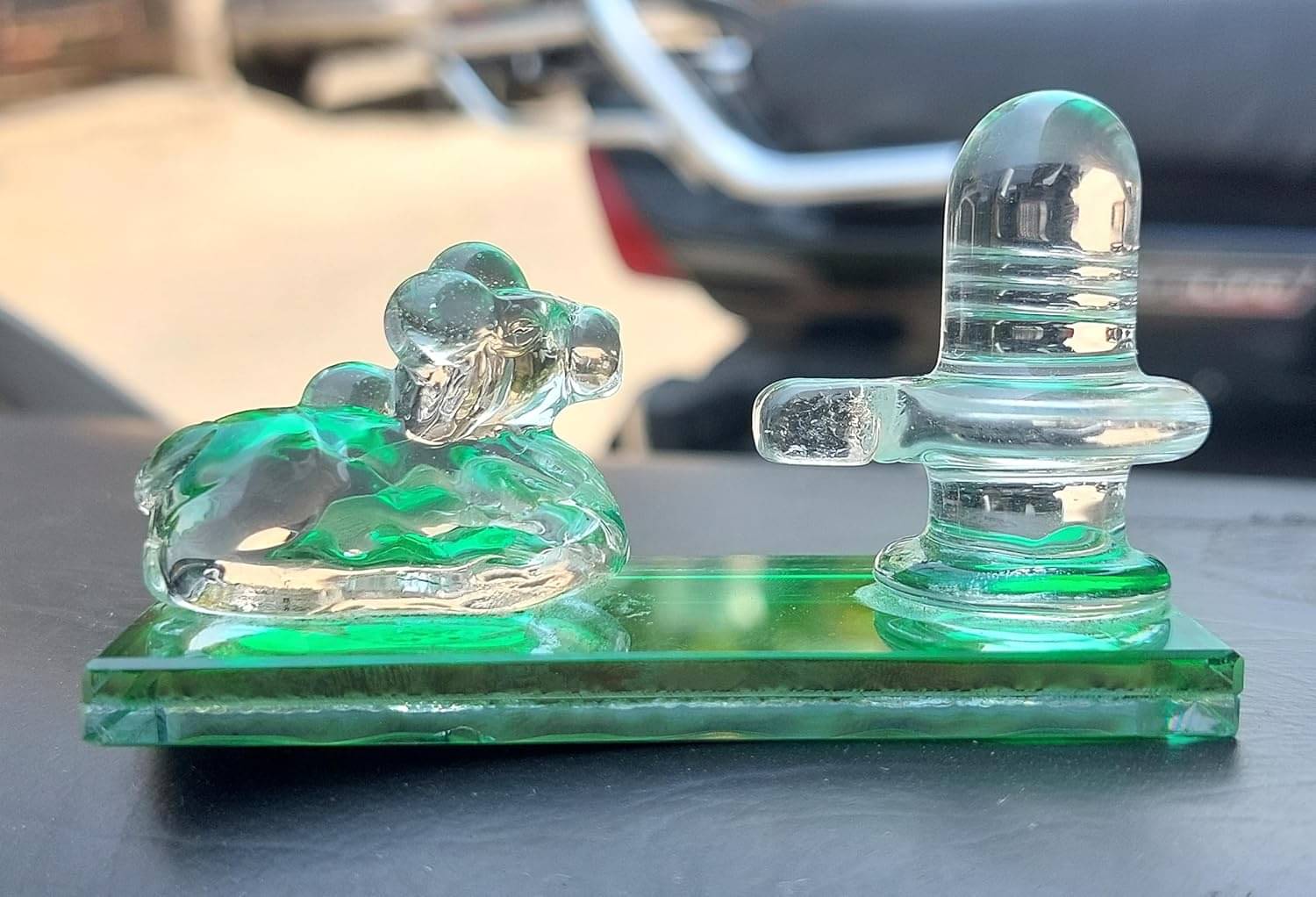     			NAVYAKSH Crystal Lord Shiva Idol ( 1.3 cm )
