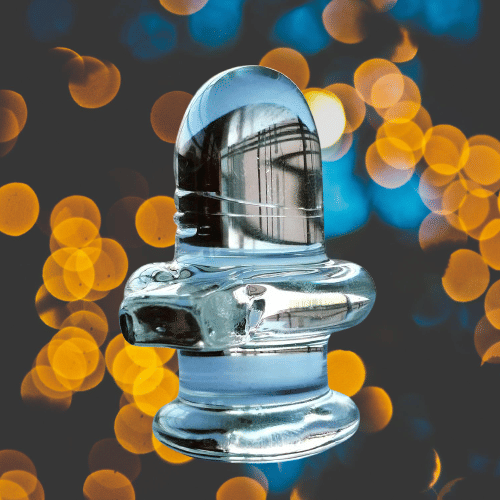     			NAVYAKSH Crystal Shivling Idol ( 1.5 cm )