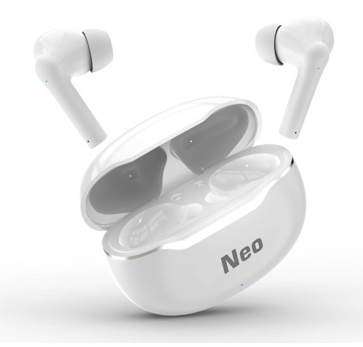 Neo RANGER EARBUDS Bluetooth True Wireless (TWS) On Ear 50 Hours Playback Active Noise cancellation IPX4(Splash & Sweat Proof) White Neo RANGER EARBUDS Bluetooth True Wireless (TWS) On Ear 50 Hours Playback Active Noise cancellation IPX4(Splash & Sweat Proof) White