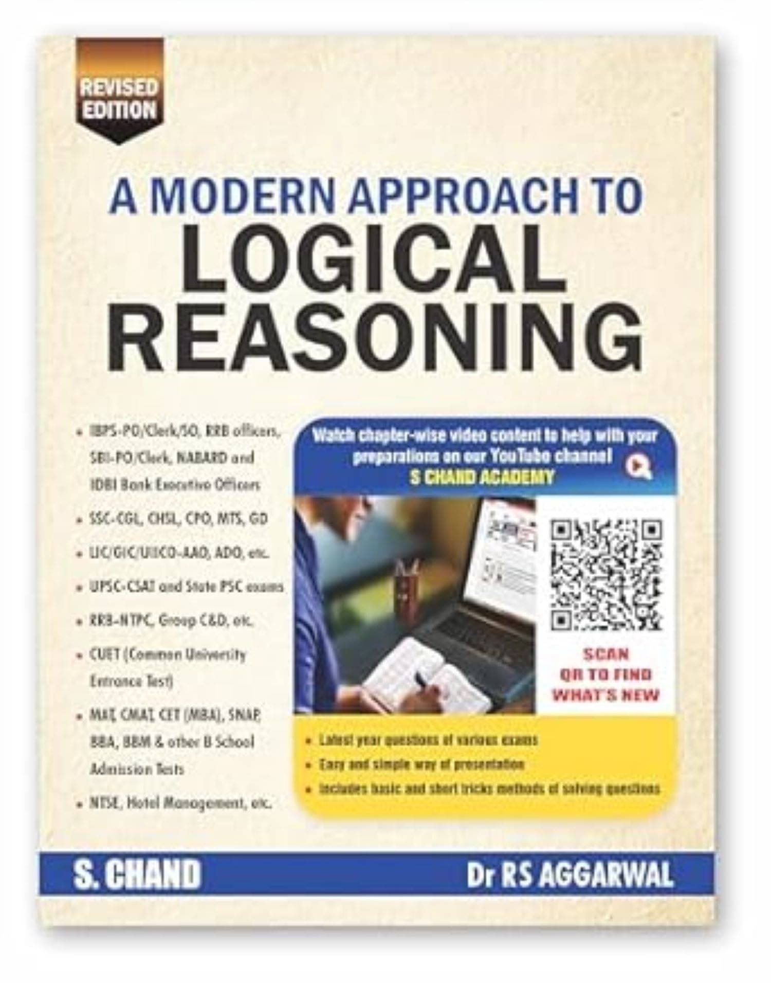     			R.S. Aggarwal 2025-26 EDITION A Modern Approach to Logical Reasoning For Competitive Exam 2025 (Revised Edition Book)