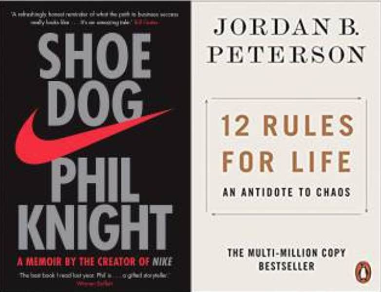 Shoe Dog AND 12Rules For Life ( Combo Of 2 Books) (Paperback, Knight Phil, Peterson Jordan B. ) Shoe Dog AND 12Rules For Life ( Combo Of 2 Books) (Paperback, Knight Phil, Peterson Jordan B. )
