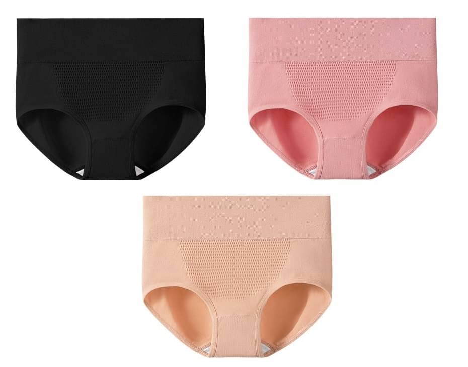 Taslar Pack of 3 Cotton Women's Hip Reducer ( Cream )     			Taslar Pack of 3 Cotton Women's Hip Reducer ( Cream )