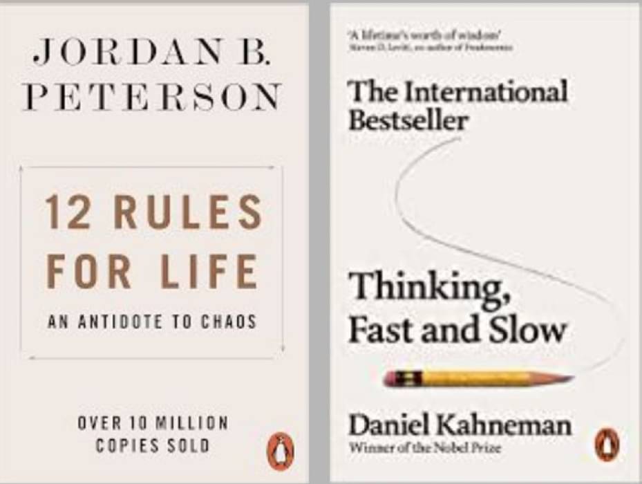     			Thinking, Fast and Slow + 12 Rules for Life