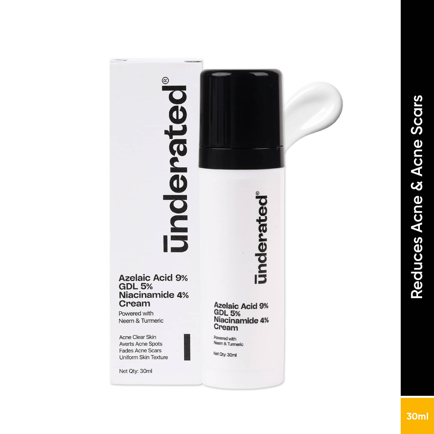     			Underated - Night Cream for All Skin Type 30 ml ( Pack of 1 )