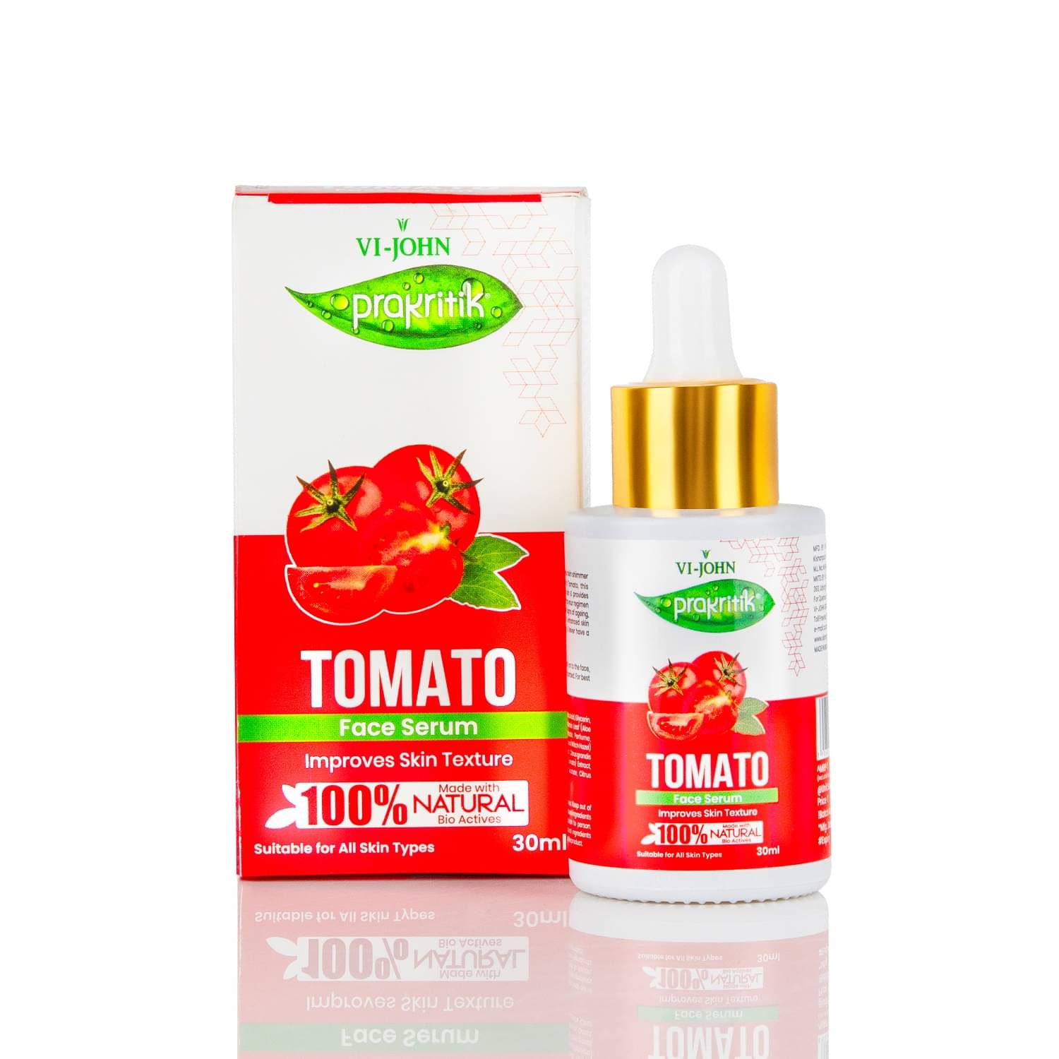 Vi-John Prakritik Vitamin-E Face Serum For Brightening & Anti-Aging Suitable For All Skin Type, 30ml (Pack of 1) Vi-John Prakritik Vitamin-E Face Serum For Brightening & Anti-Aging Suitable For All Skin Type, 30ml (Pack of 1)