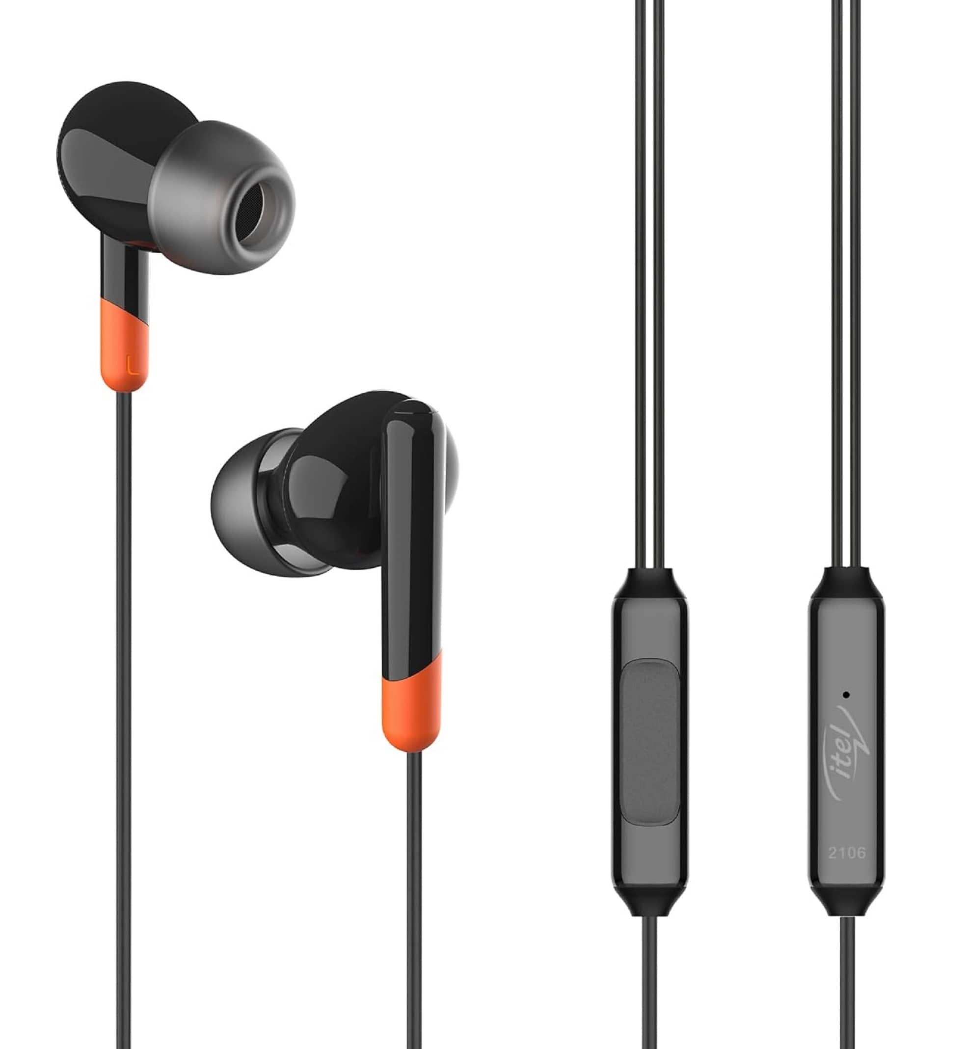 Intex ROAR 101 On Ear Wired With Mic Headphones/Earphones Black