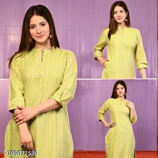     			vinchic Pack of 1 Cotton Embroidered Anarkali Women's Kurti - ( Multicolor )