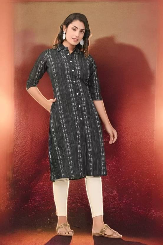 vinchic Pack of 1 Cotton Embroidered Anarkali Women's Kurti - ( Multicolor ) vinchic Pack of 1 Cotton Embroidered Anarkali Women's Kurti - ( Multicolor )