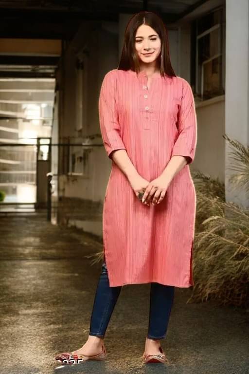 vinchic Pack of 1 Cotton Embroidered Anarkali Women's Kurti - ( Multicolor )     			vinchic Pack of 1 Cotton Embroidered Anarkali Women's Kurti - ( Multicolor )