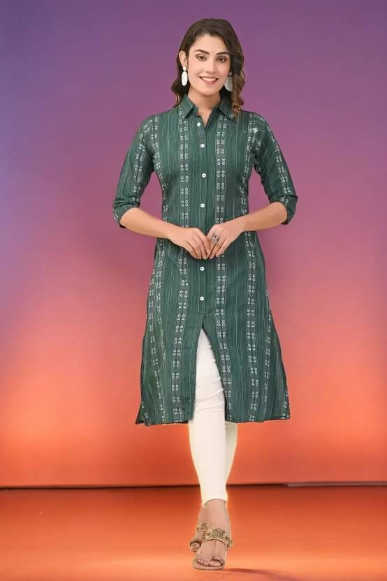 vinchic Pack of 1 Cotton Embroidered Anarkali Women's Kurti - ( Multicolor ) vinchic Pack of 1 Cotton Embroidered Anarkali Women's Kurti - ( Multicolor )