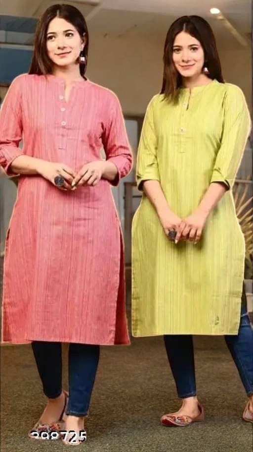     			vinchic Pack of 1 Cotton Embroidered Anarkali Women's Kurti - ( Multicolor )