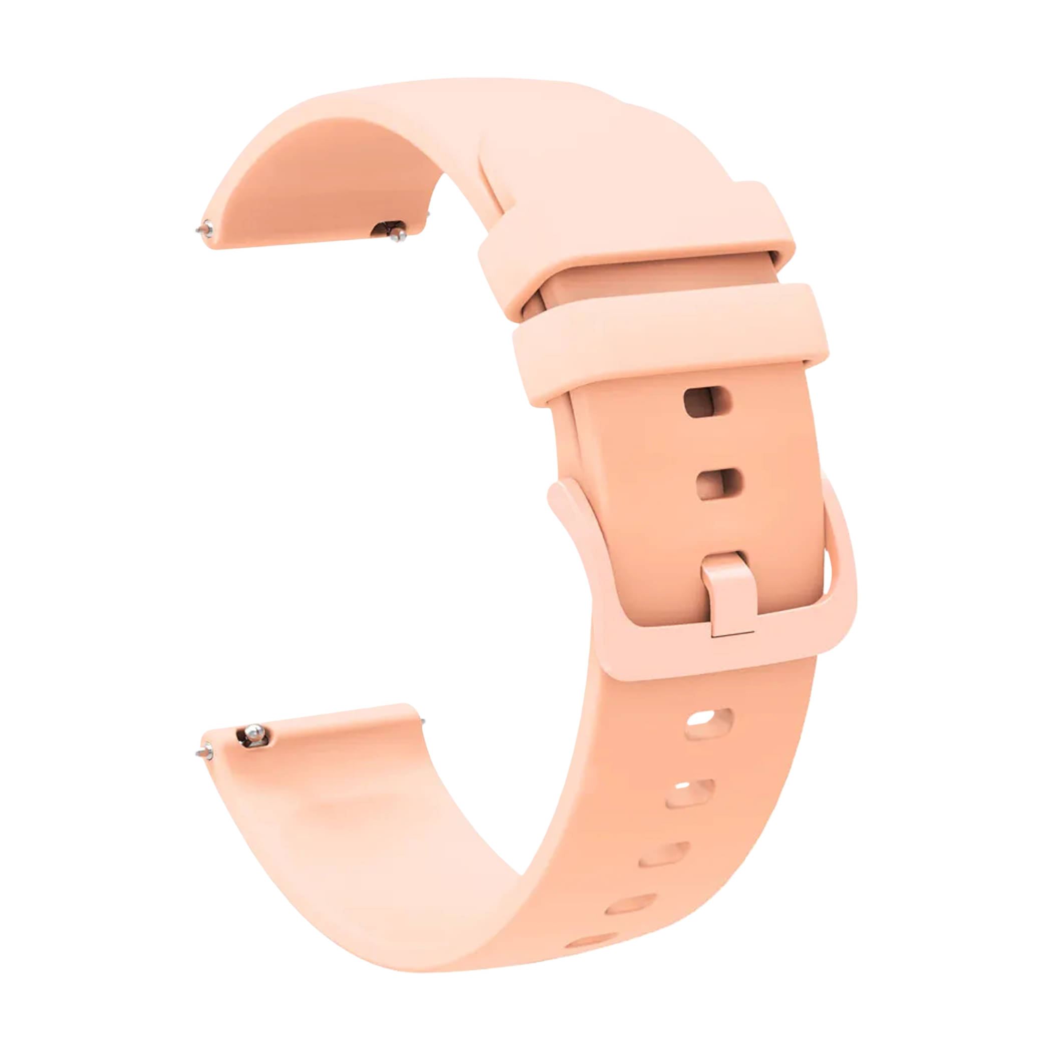 ACM Watch Strap Silicone Belt 22mm compatible with Boat Ultima Connect Max Smartwatch Color Hook Band Creame Pink ACM Watch Strap Silicone Belt 22mm compatible with Boat Ultima Connect Max Smartwatch Color Hook Band Creame Pink