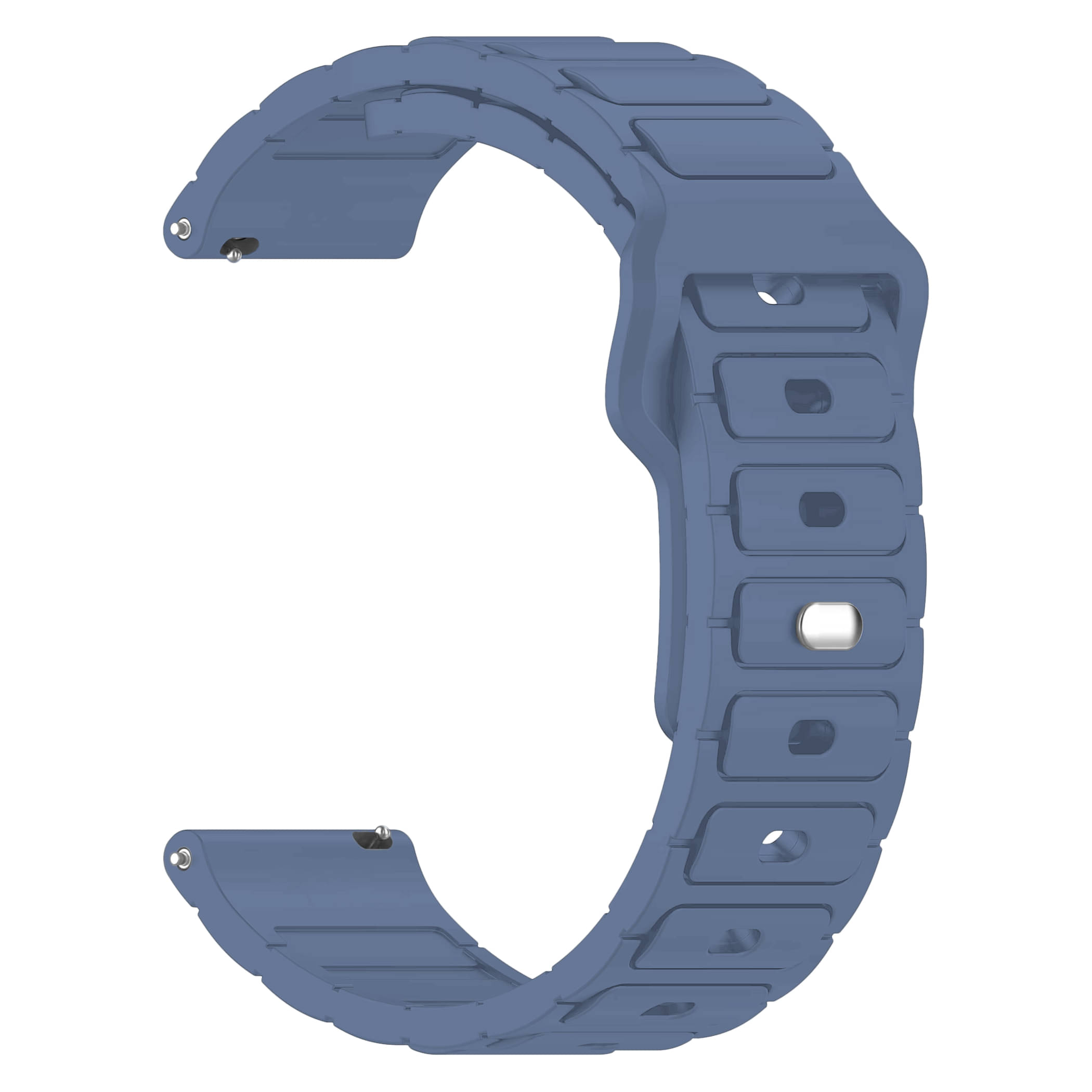 ACM Watch Strap Silicone Belt 22mm compatible with Boat Storm Call 2 Smartwatch Sports Button Closure Band Blue ACM Watch Strap Silicone Belt 22mm compatible with Boat Storm Call 2 Smartwatch Sports Button Closure Band Blue