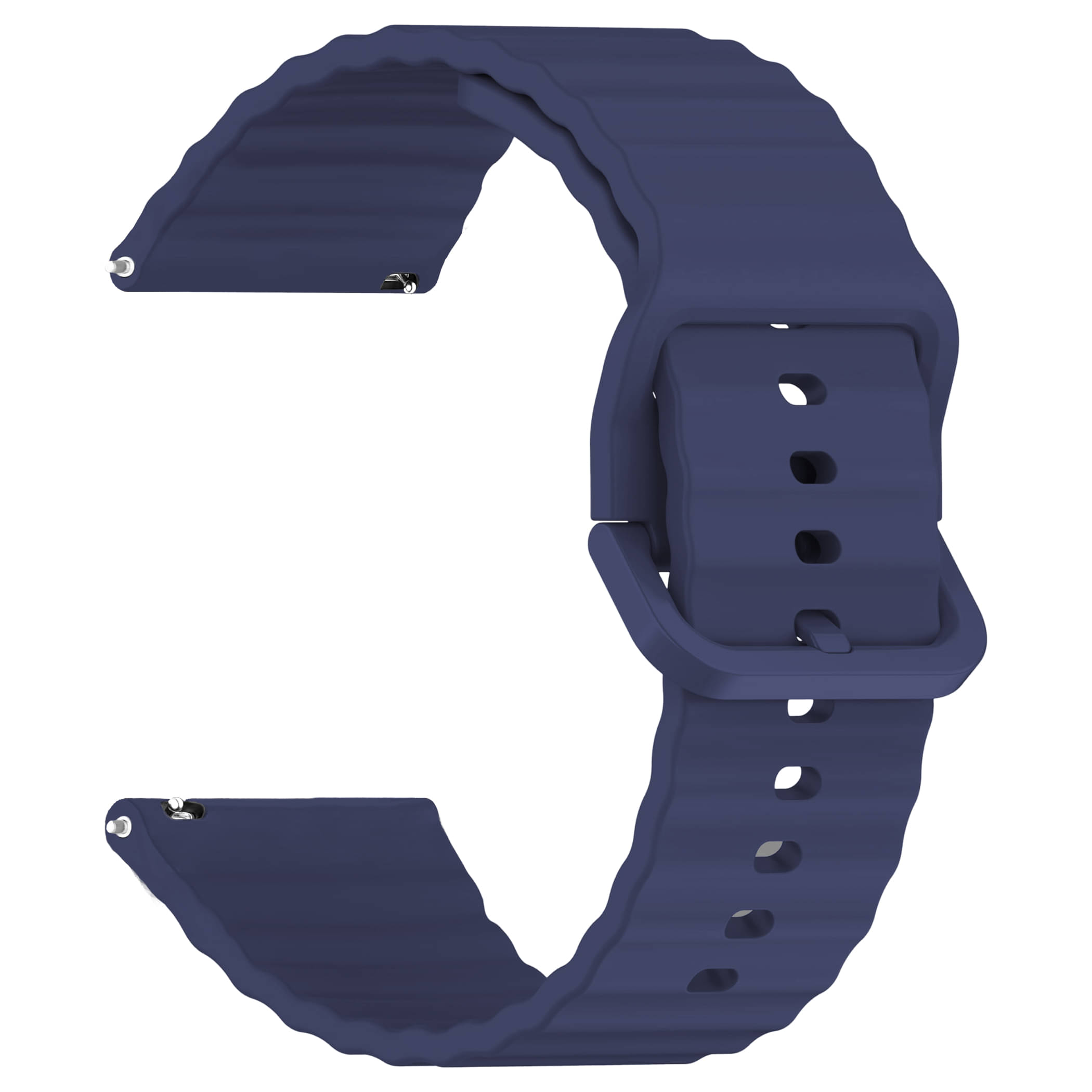 ACM Watch Strap Silicone Classy Belt 22mm compatible with Crossbeats Armour Dive Smartwatch Belt Luxury Band Dark Blue ACM Watch Strap Silicone Classy Belt 22mm compatible with Crossbeats Armour Dive Smartwatch Belt Luxury Band Dark Blue