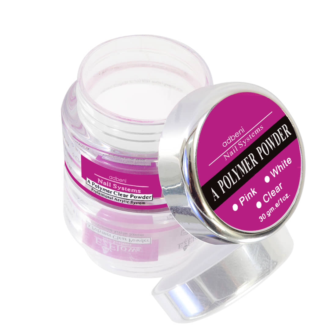 Adbeni Acrylic Nail Powder Clear Nails 30 g