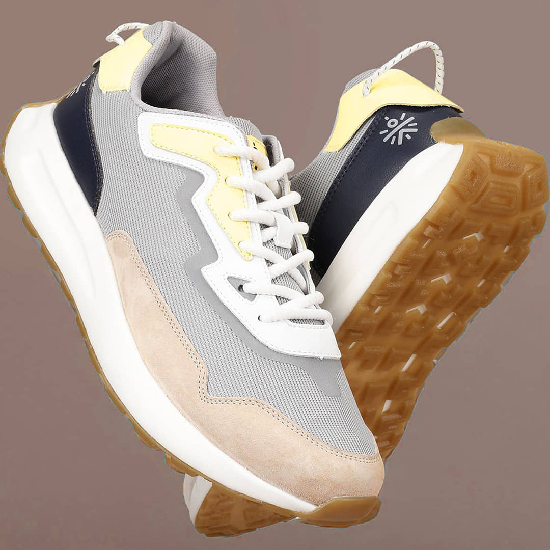 Cult Punch Grey Men's Sneakers - Casual Shoes | Buy online on ZillyBuy