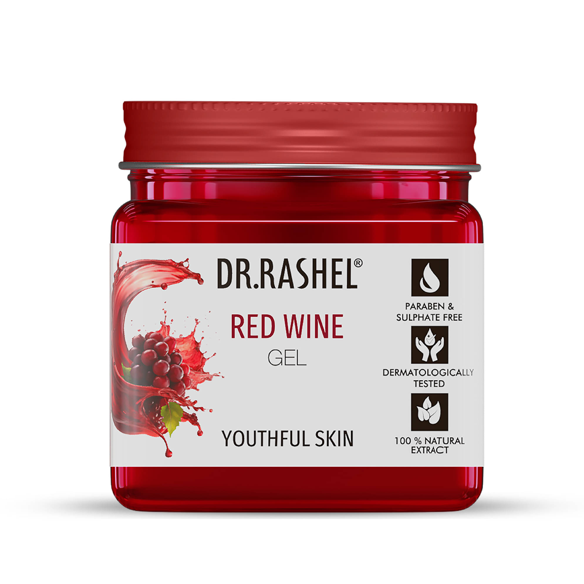     			DR.RASHEL RED WINE Gel for Moisturizes All Skin Type Glycerine ( 380 ml )